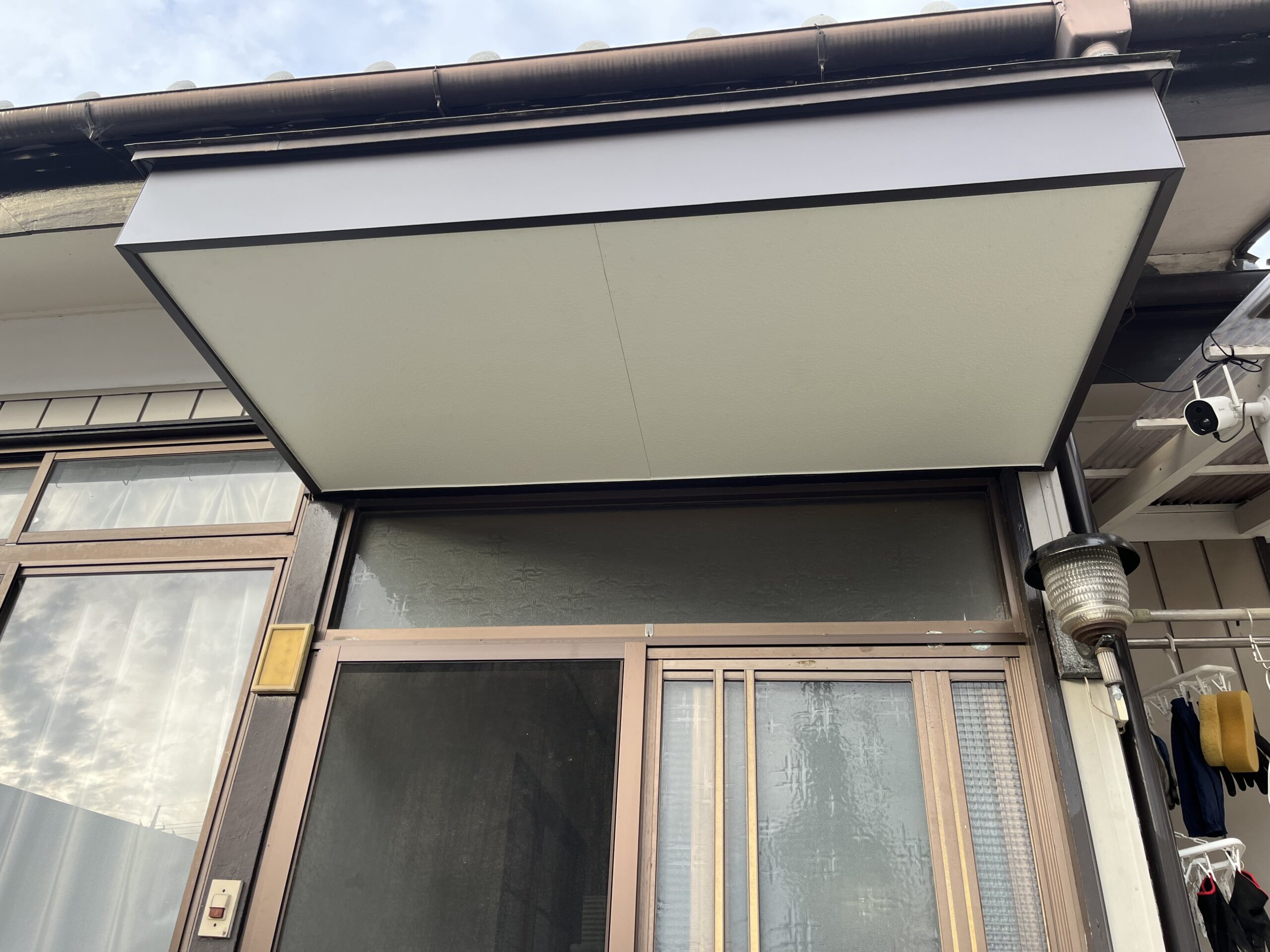 軒天と破風板金の交換 施工後